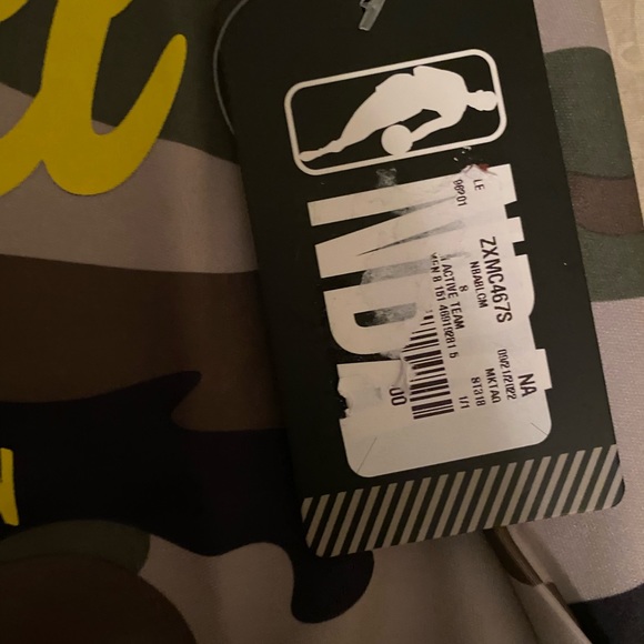 NBA BASKETBALL MEN'S Sz Small TANK TOP Green Camo Athletic Shirt Gift NWT $30. - Picture 5 of 6